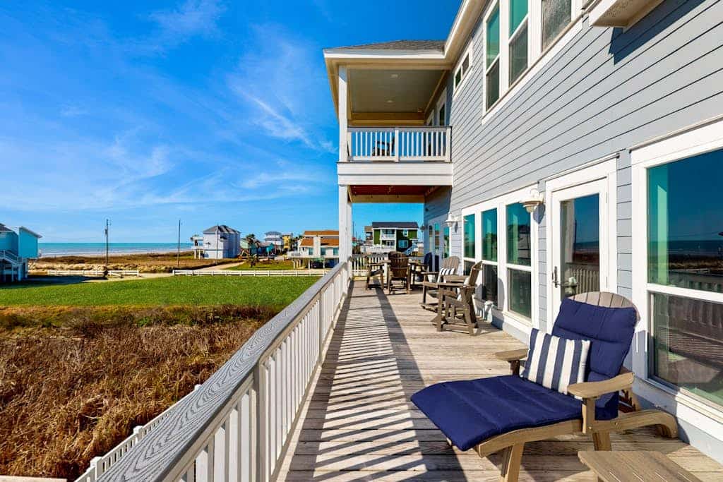 Luxe, Newly Built, Gulf-Front Home on 1.5 Acres with Private Beach Boardwalk