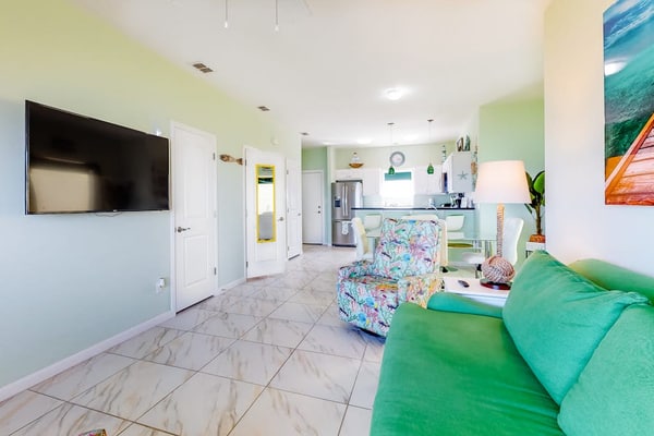 Bright Waterfront Home with Shared Pool, Water View, and High-Speed WiFi