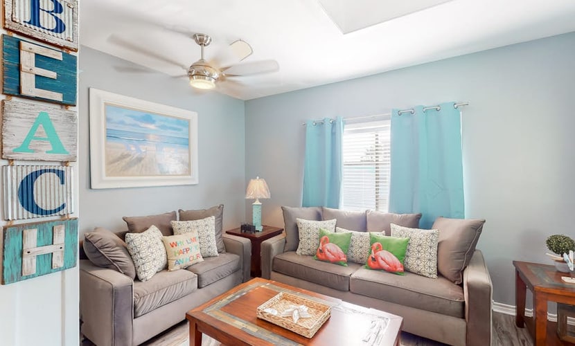 Charming, dog-friendly condo w/ a shared pool & free WiFi - near beach access