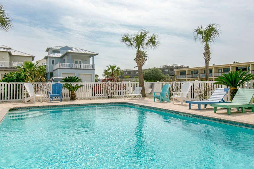 Spacious Gulf-view retreat with pool, firepit, & boardwalk to the beach