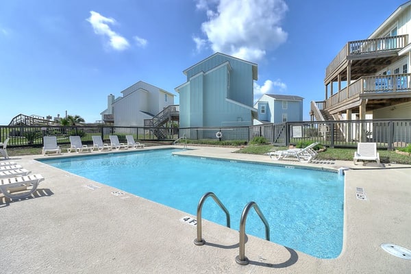 Inviting Gulf-front condo with pool, balcony, central AC, W/D, & dog-friendly