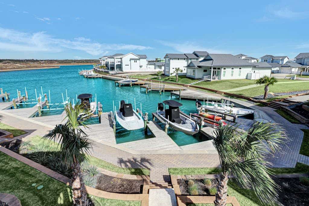 Sophisticated canal-view villa with pool, vast fishing pier, deck & washer/dryer