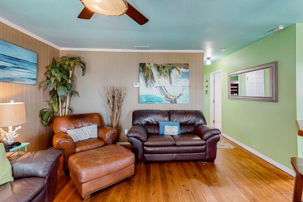 Updated Downtown Home w/ Private Pool & Covered Deck – Walk to Beach