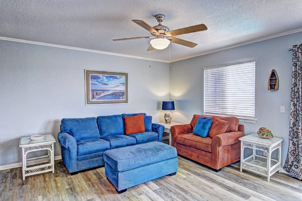 Canal-front condo with water views & shared pool - near beach, snowbirds welcome