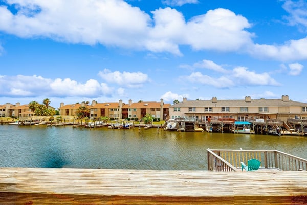 Canal-front home with backyard boat slip & balcony - near the beach