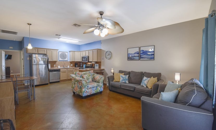 Dog-friendly home w/ a private patio & shared lagoon pool - close to the beach