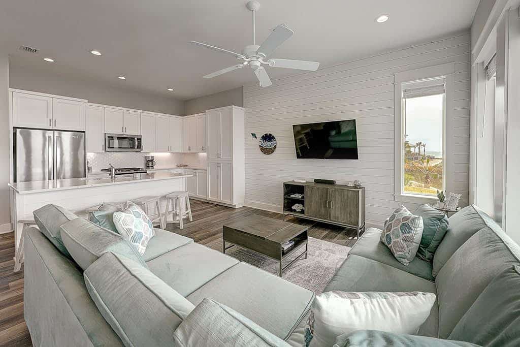 Waterfront haven with Bay views, patio, luxe suites, and shared dock and pool