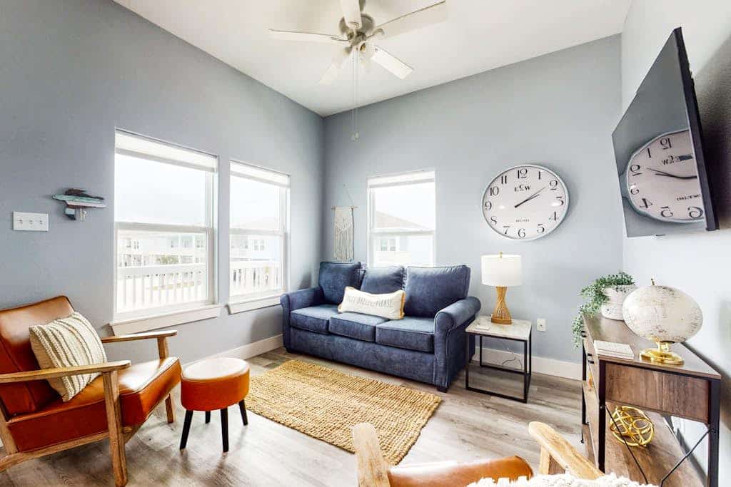 Breezy dog-friendly home with on-site pool, washer/dryer & inviting deck/patio