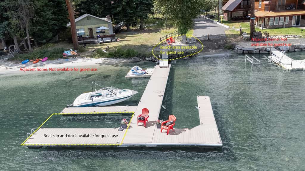 A cozy, historic and pet-friendly McCall cabin just steps from Payette Lake. With a shared dock, private boat slip, quiet neighborhood setting, and Shore Lodge just a two-minute walk away, this is a wonderful place to slow down, enjoy the lake, and experience the charm of old McCall. One pet up to 45 lbs is welcome (please note there is an additional pet cleaning fee).