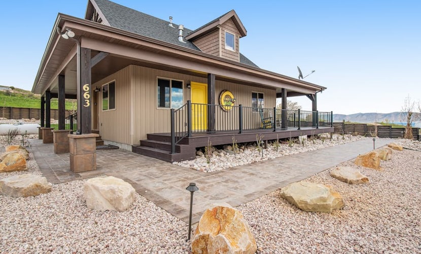 Family-friendly Home w/ Lake & Mtn. Views and Private Hot Tub - close to marina