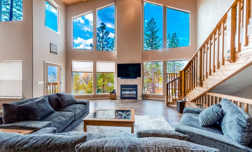 Large luxury home with nearby boat slip, WiFi, balcony, private W/D, central AC