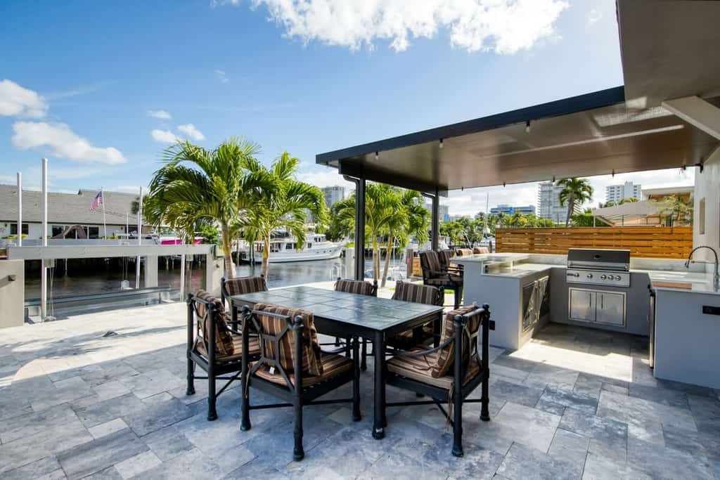Luxury, waterfront, dog-friendly home with pool, pool spa, & incredible terrace