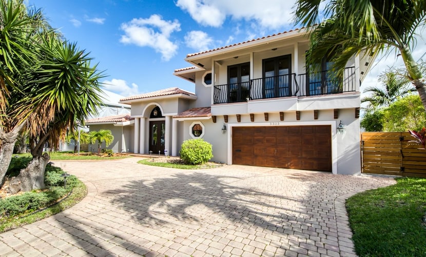 Luxury, waterfront, dog-friendly home with pool, pool spa, & incredible terrace