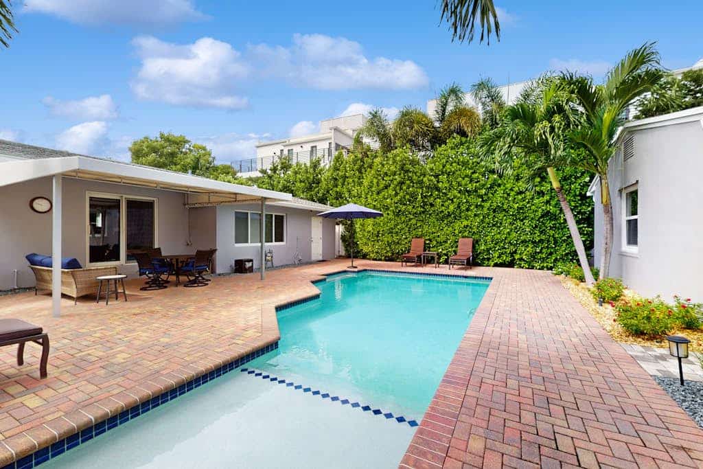 Spacious Two-Home Retreat with Private Pools Near the Beach