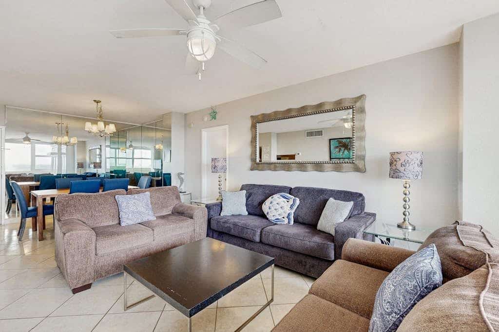 Oceanfront resort condo with a washer/dryer, heated pool, & beach access
