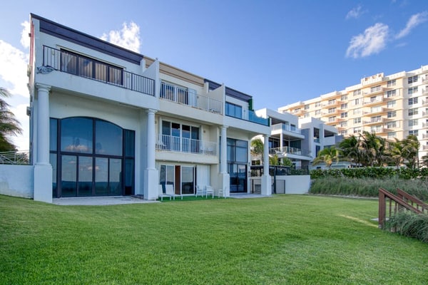 Upscale oceanview home with private beach access & pool - dogs welcomed