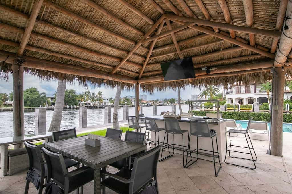 Exquisite dog-friendly home with pool, spa, dock, fast WiFi, central AC, & W/D