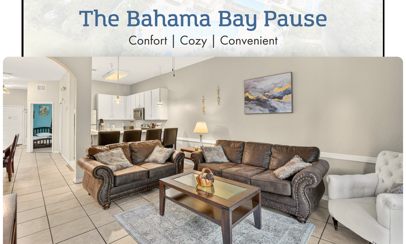 3BR Condo for 8 at Bahama Bay Resort