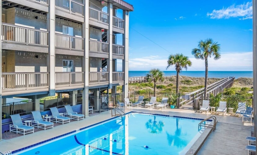 Top Floor • Beach Access • Pool • Amelia