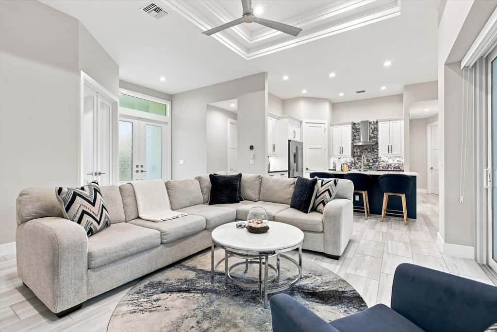 Spacious home with private heated pool & lanai