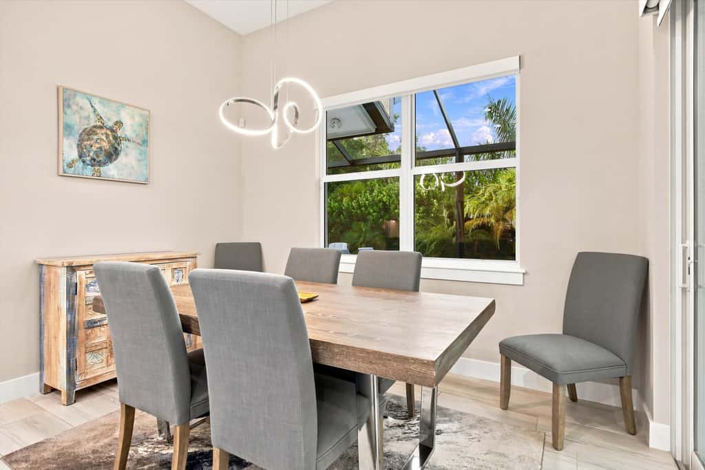Spacious home with private heated pool & lanai