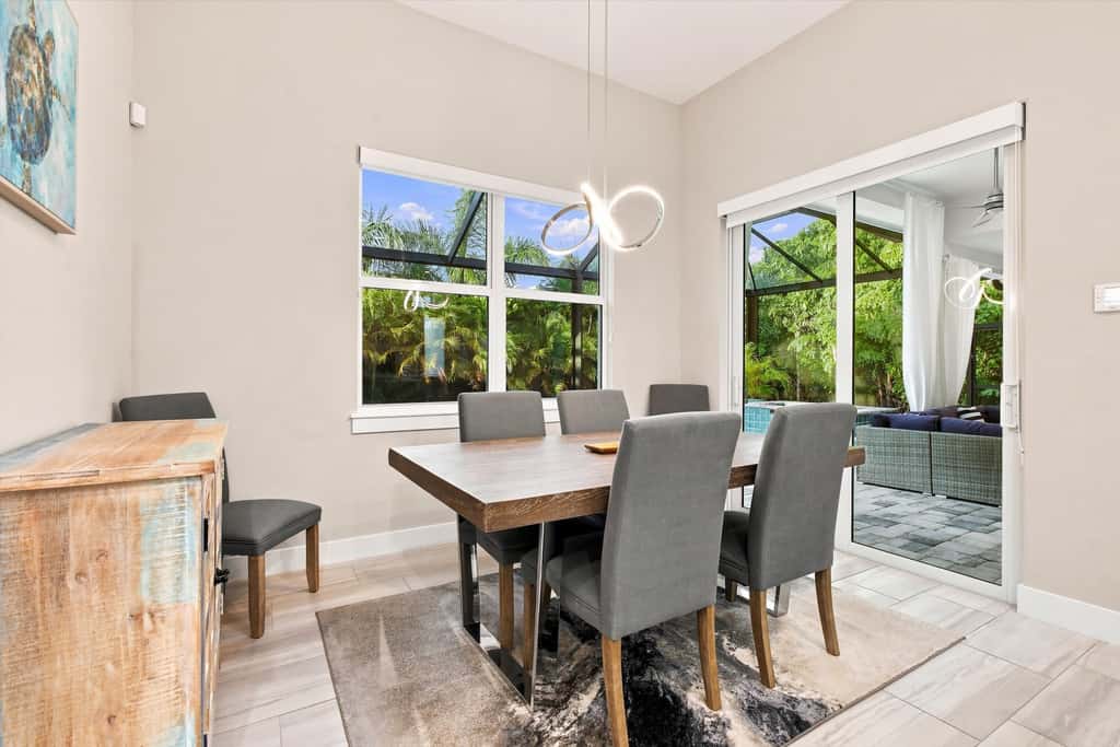 Spacious home with private heated pool & lanai