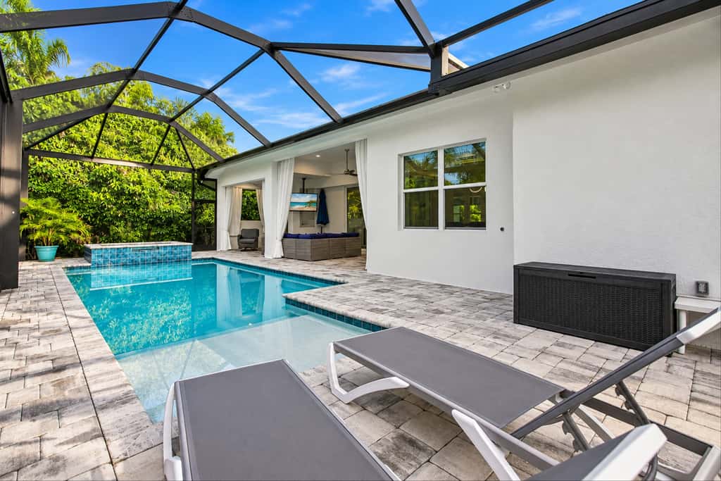 Spacious home with private heated pool & lanai