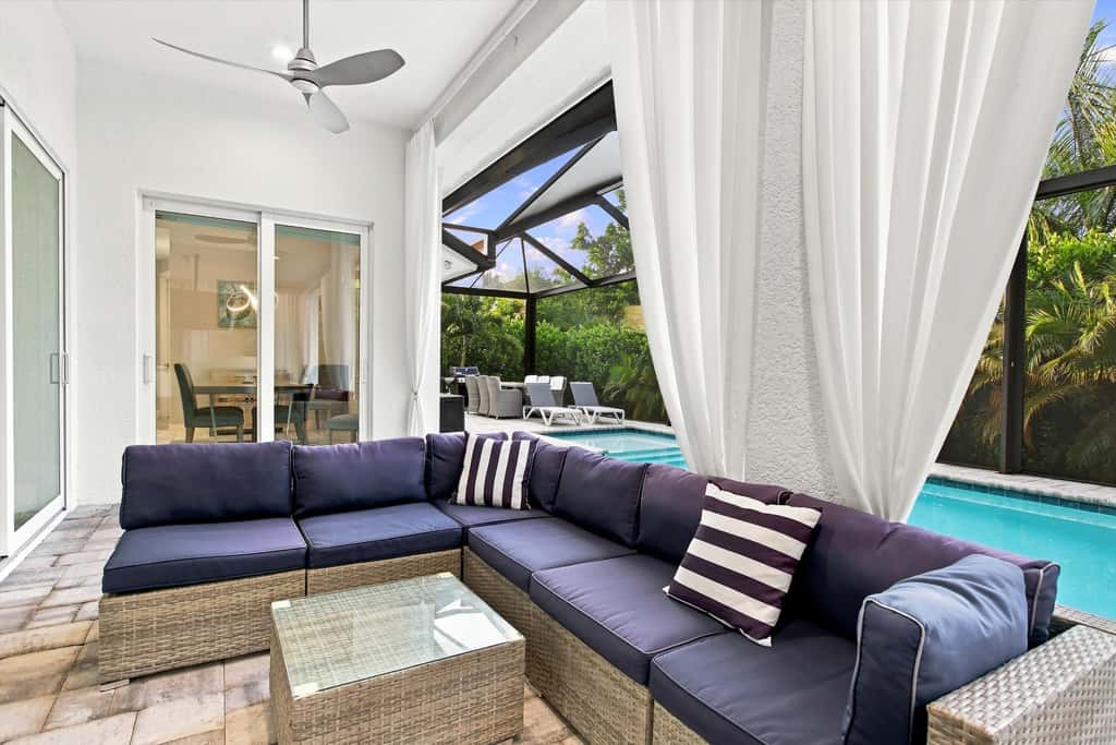 Spacious home with private heated pool & lanai