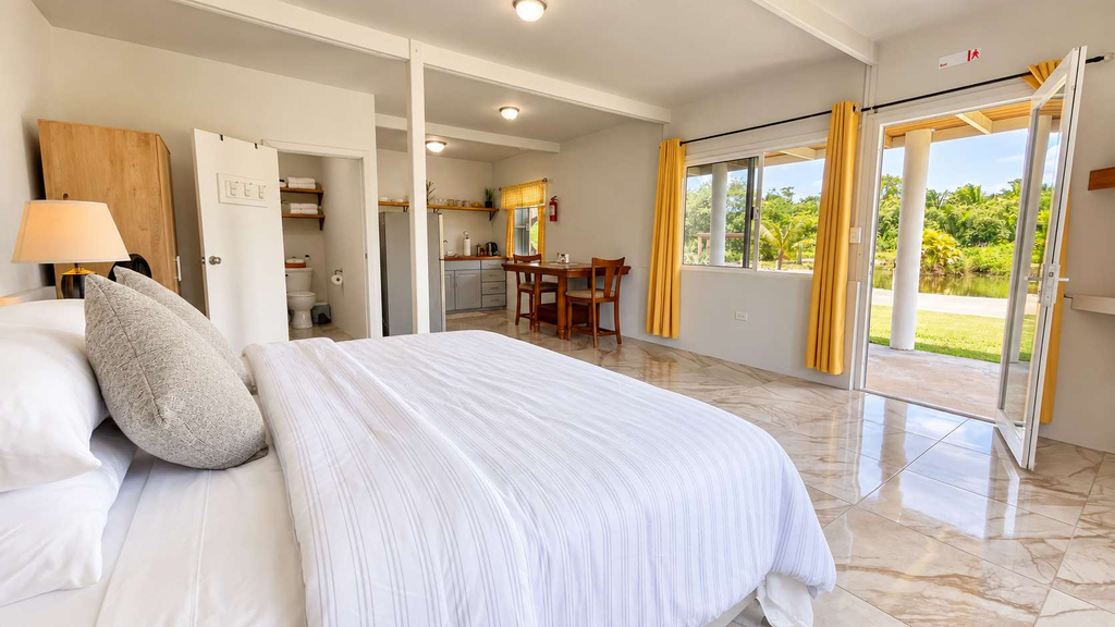 Modern Nature Studio with Private Pond in Belmopan