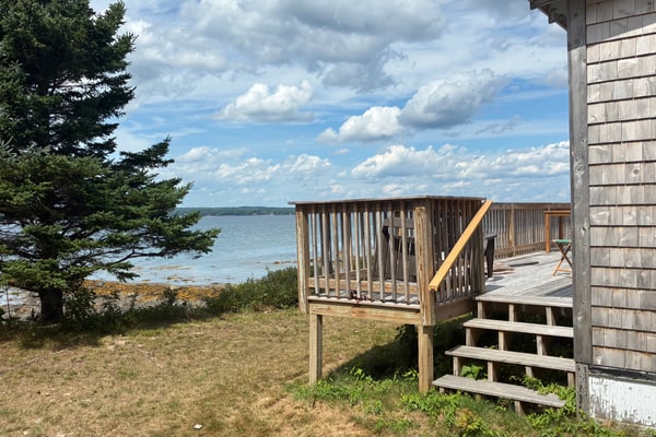 The Prefix: Two oceanfront cottages with bay views near Acadia