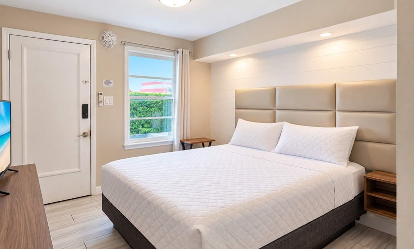Welcome to Beachside Bliss on Tenth, Unit 106, a stylish coastal retreat where comfort, convenience, and the relaxed spirit of Myrtle Beach come together. Ideally situated just moments from the ocean, this inviting studio offers an elevated home base for an unforgettable seaside escape.
Thoughtfully appointed for a comfortable stay, the studio features cozy bedding along with convenient essentials, including a mini fridge and microwave. Its welcoming atmosphere provides the perfect setting for leisurely mornings, relaxing evenings, and everything in between.
Spend your days soaking up the Carolina sunshine at the nearby beach, lounging by the resortâs outdoor swimming pool, or exploring all that Myrtle Beach has to offer. From renowned dining and shopping to golf, entertainment, water activities, and popular attractions, endless coastal experiences are within easy reach.
Whether youâre planning a romantic retreat, a relaxing beach vacation, or a getaway filled with Grand Strand adventures, Beachside Bliss on Tenth offers the perfect blend of coastal charm, comfort, and convenience for your Myrtle Beach stay.