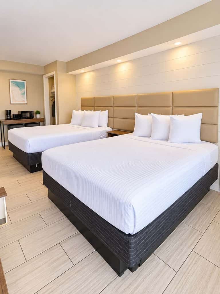 Escape to the coast and enjoy a relaxing Myrtle Beach getaway at 300 Tenth, Unit 224. Ideally located just moments from the ocean, this inviting studio combines comfort, convenience, and a fantastic location for an easygoing beach vacation.

The studio features two comfortable queen beds, making it a great choice for couples, families, or small groups of up to four guests. A convenient kitchenette provides the essentials for keeping drinks and snacks on hand or preparing a quick bite before heading out for the day.

Spend your days soaking up the sun at the nearby beach or relaxing by the resort’s outdoor swimming pool. After a day of exploring Myrtle Beach, return to your private studio to unwind and recharge.

With comfortable accommodations, resort-style amenities, and easy access to the ocean, Unit 224 is the perfect home base for your next Myrtle Beach escape.