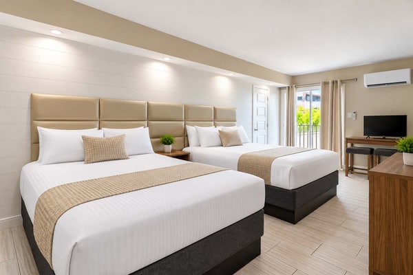 Enjoy the sun, sea, and laid-back coastal atmosphere at 300 Tenth, Unit 222. Ideally located just moments from the ocean, this inviting studio offers a comfortable and convenient retreat for your Myrtle Beach getaway.
Featuring two comfortable queen beds, the studio is well suited for couples, families, or small groups of up to four guests. A convenient kitchenette provides the essentials for preparing light meals, snacks, or your favorite drinks throughout your stay.
Spend your days soaking up the sunshine at the nearby beach or relaxing by the resortâs outdoor swimming pool. After a day of seaside fun and exploring Myrtle Beach, return to your private studio to unwind and recharge.
With a desirable coastal location, comfortable accommodations, and convenient resort amenities, Unit 222 is a welcoming home base for your next Myrtle Beach vacation.