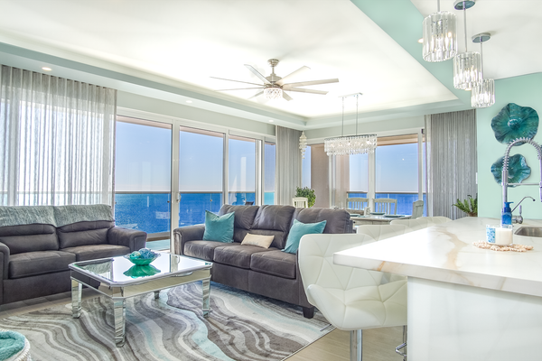 Fascinating 2 bedroom 2 1/2 bath with unobstructed views Encantame E-2305