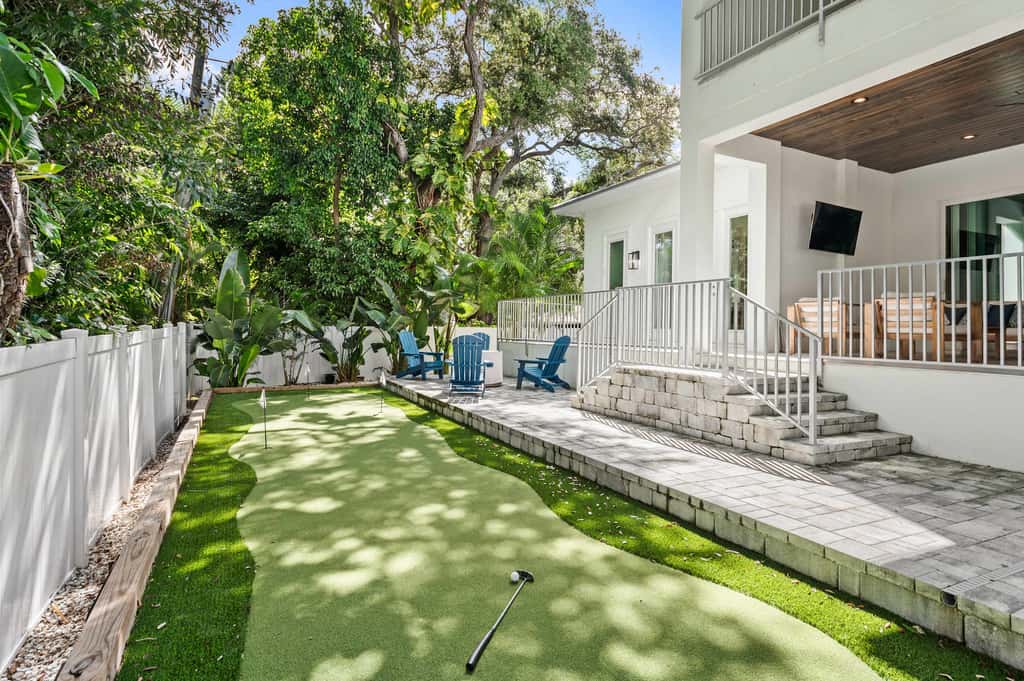 Luxe 5BR Retreat Minutes to Beach - Golf Cart - Heated Plunge Pool