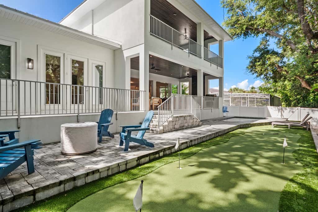 Luxe 5BR Retreat Minutes to Beach - Golf Cart - Heated Plunge Pool