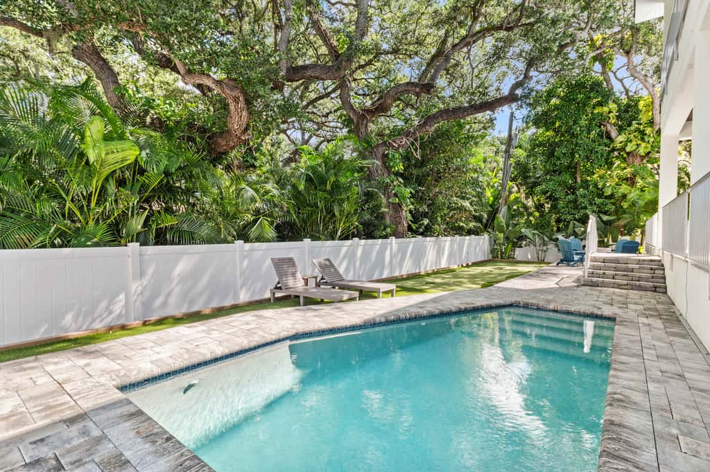 Luxe 5BR Retreat Minutes to Beach - Golf Cart - Heated Plunge Pool