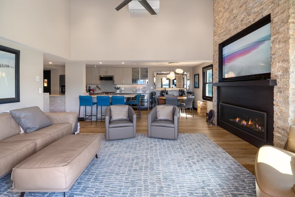 Spacious ski-in/out slopeside condo w/pool, four hot tubs, & grills