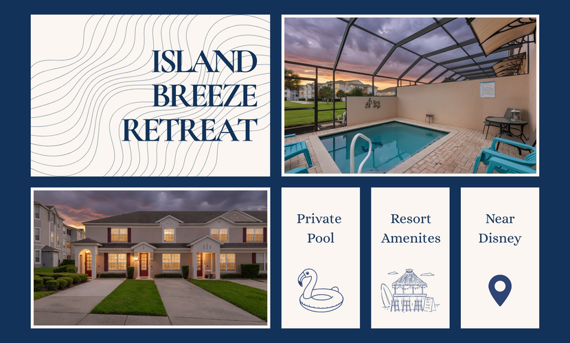 3BR/3BA Kissimmee Townhome, Private Pool, Near Disney