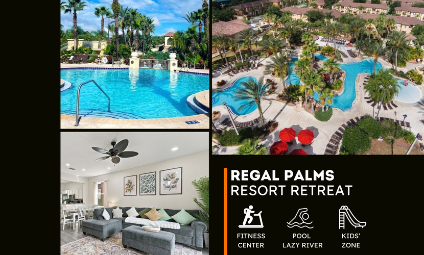 Regal Palms Haven | 4BR/3.5BA Davenport Resort Townhome with Pool