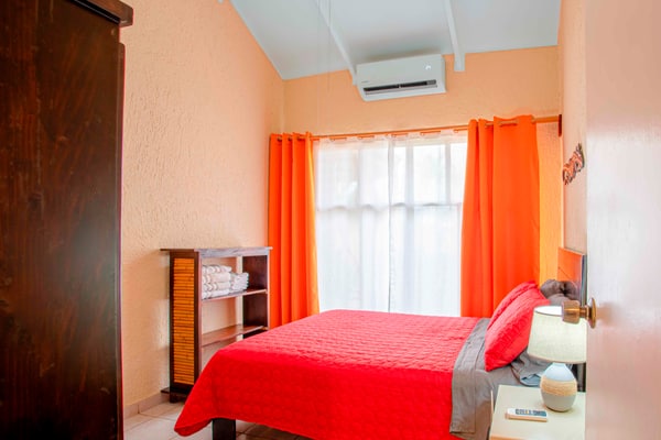 Discover the perfect getaway in our tropical-style apartment, located just steps from Jacó Beach and a short walk from the vibrant town center. Whether you’re here to surf the famous waves of Jacó Beach, enjoy thrilling adventures like zip-lining and ATV tours, explore nearby natural wonders such as Carara National Park or the Tarcoles River with its stunning wildlife, or immerse yourself in the town’s lively nightlife and delicious local cuisine, our colorful apartment is your ideal home base. With its warm ambiance and unbeatable location, you’ll experience the best of Jacó’s beauty and excitement all in one place. Book now and start your Costa Rican adventure!