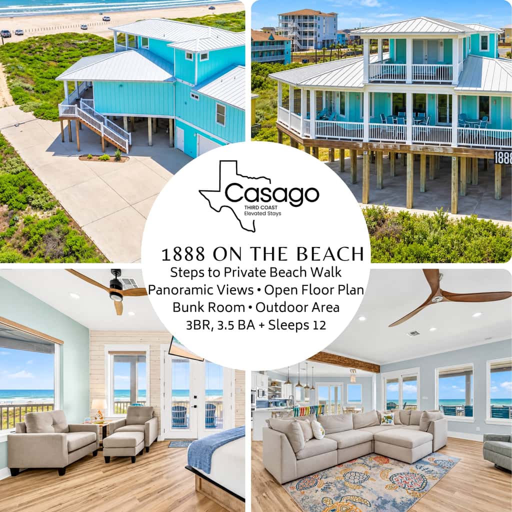 A Sight for Shore Eyes - Beachfront Home, Sleeps 10 (Please note: The third floor and garage are not available to guests.)