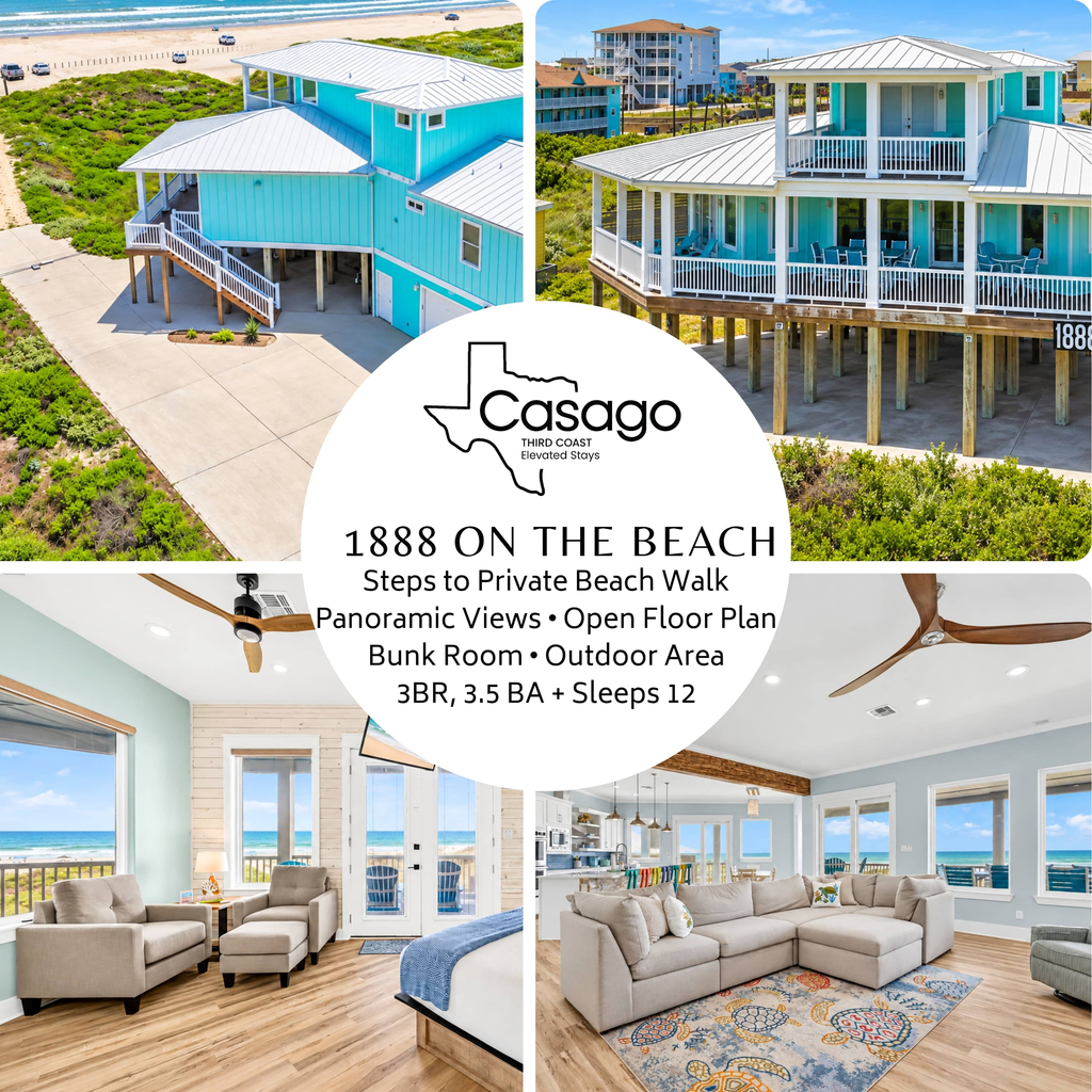 A Sight for Shore Eyes - Beachfront Home, Sleeps 10 (Please note: The third floor and garage are not available to guests.)