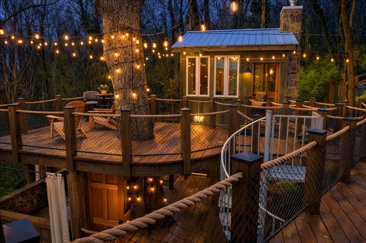 The Branch Luxury Treehouse with Private Sauna | 1 Bed Chattanooga, TN ...
