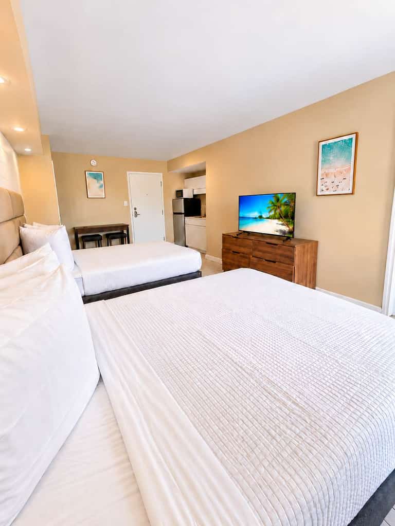 Escape to the coast and enjoy a relaxing Myrtle Beach getaway at 300 Tenth, Unit 225. Ideally located just moments from the ocean, this inviting studio offers the perfect blend of comfort and convenience for your beach vacation.

Featuring two comfortable queen beds, the space is ideal for couples, families, or small groups looking to stay close to the best of Myrtle Beach. A convenient kitchenette makes it easy to keep your favorite drinks and snacks on hand or prepare a quick bite between adventures.

Spend sunny days relaxing by the resort’s outdoor swimming pool or head to the nearby beach for sand, surf, and ocean breezes. When it’s time to unwind, return to your private studio and recharge in comfort.

With a fantastic coastal location, resort-style amenities, and everything you need for an easygoing stay, Unit 225 is a welcoming home base for your Myrtle Beach escape.