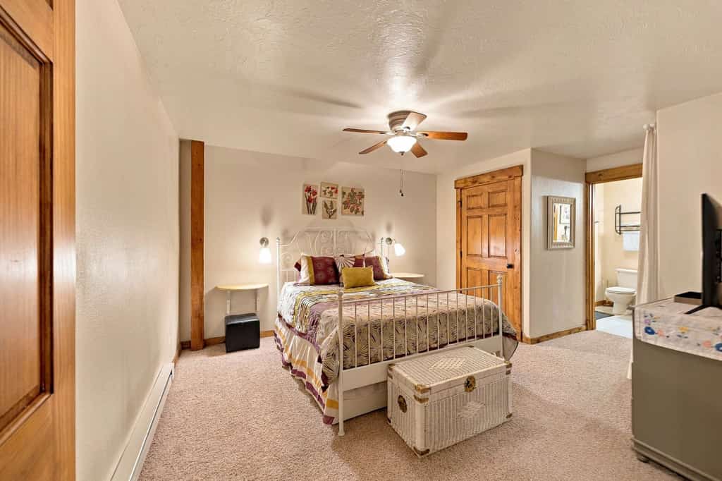 Enjoy a comfortable McCall getaway at this two-bedroom, two-bathroom ground-level condo in Aspen Village. With a wood-burning fireplace, a fully equipped kitchen, and access to community pools, hot tubs, and recreational amenities, this inviting retreat is a great home base for exploring Payette Lake, Ponderosa State Park, and everything McCall has to offer.