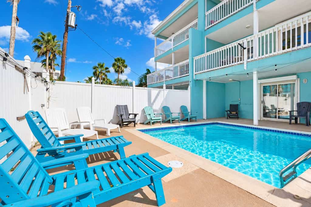 Welcome to our South Padre Island townhome, a bright three-bedroom retreat just a short walk from the public beach access. Cool off in the shared community pool, fire up the grill, and take in island views from the balconies. Inside is an open living and dining area, a full kitchen, and three comfortable bedrooms that sleep six. With easy beach access, smart-lock self check-in, and room for the whole group, it is a relaxed, breezy basecamp for your South Padre getaway. Pet-friendly too, so the whole family can come along (up to 2 pets).