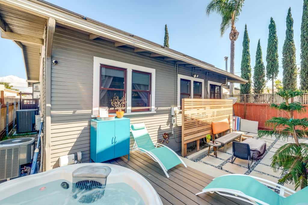 San Diego Guest House Apartment w/ Patio & Hot Tub