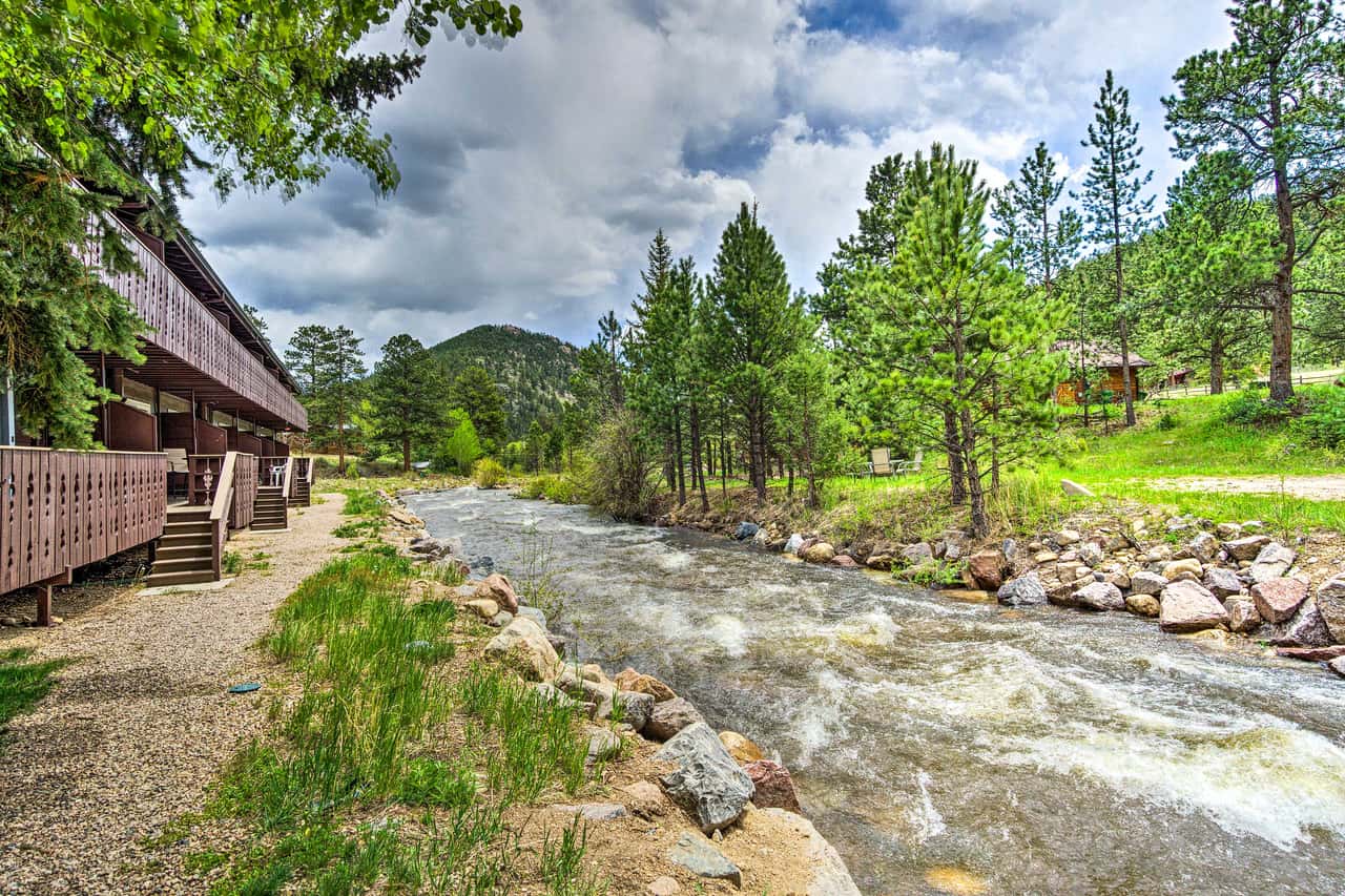 Cozy Condo on Fall River - 1 Mile to RMNP Gate! | 2 Bed Estes Park, CO ...