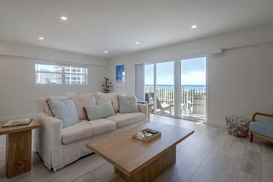 1 Block to Sand! Ocean-View Retreat w/ Pool Access | 1 Bed Fort ...